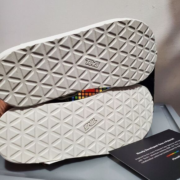 Teva Polaroid Mens Sz 8 Sandals Light Gray (1125392) Hike Camp Water Adjustable - Picture 9 of 10